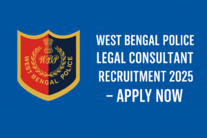 WB Police Legal Consultant Recruitment 2025